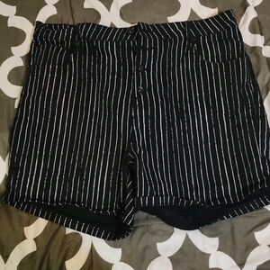 The Nightmare Before Christmas Jack  Skellington Button-Front Shorts Plus